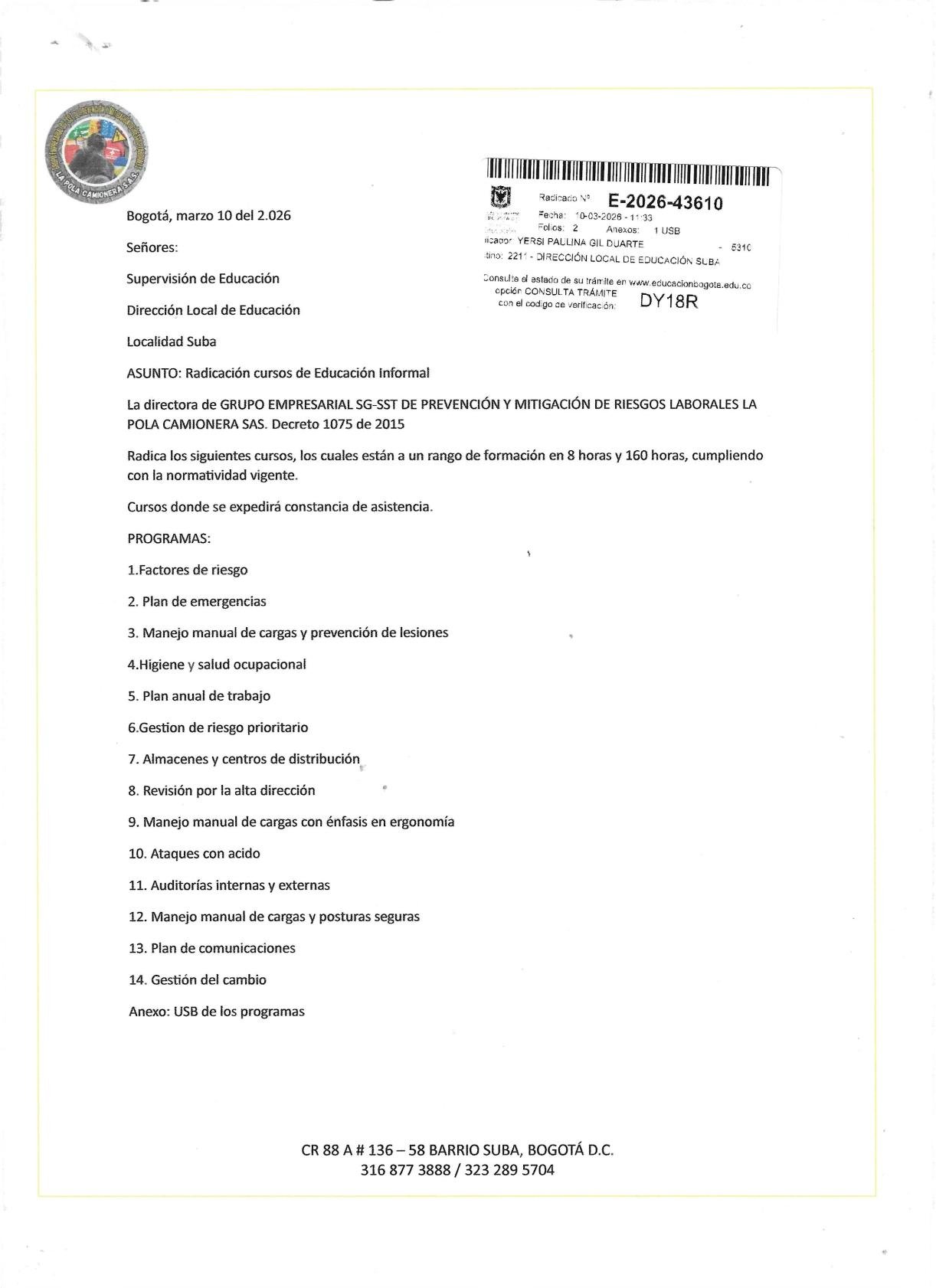 Certificación 12